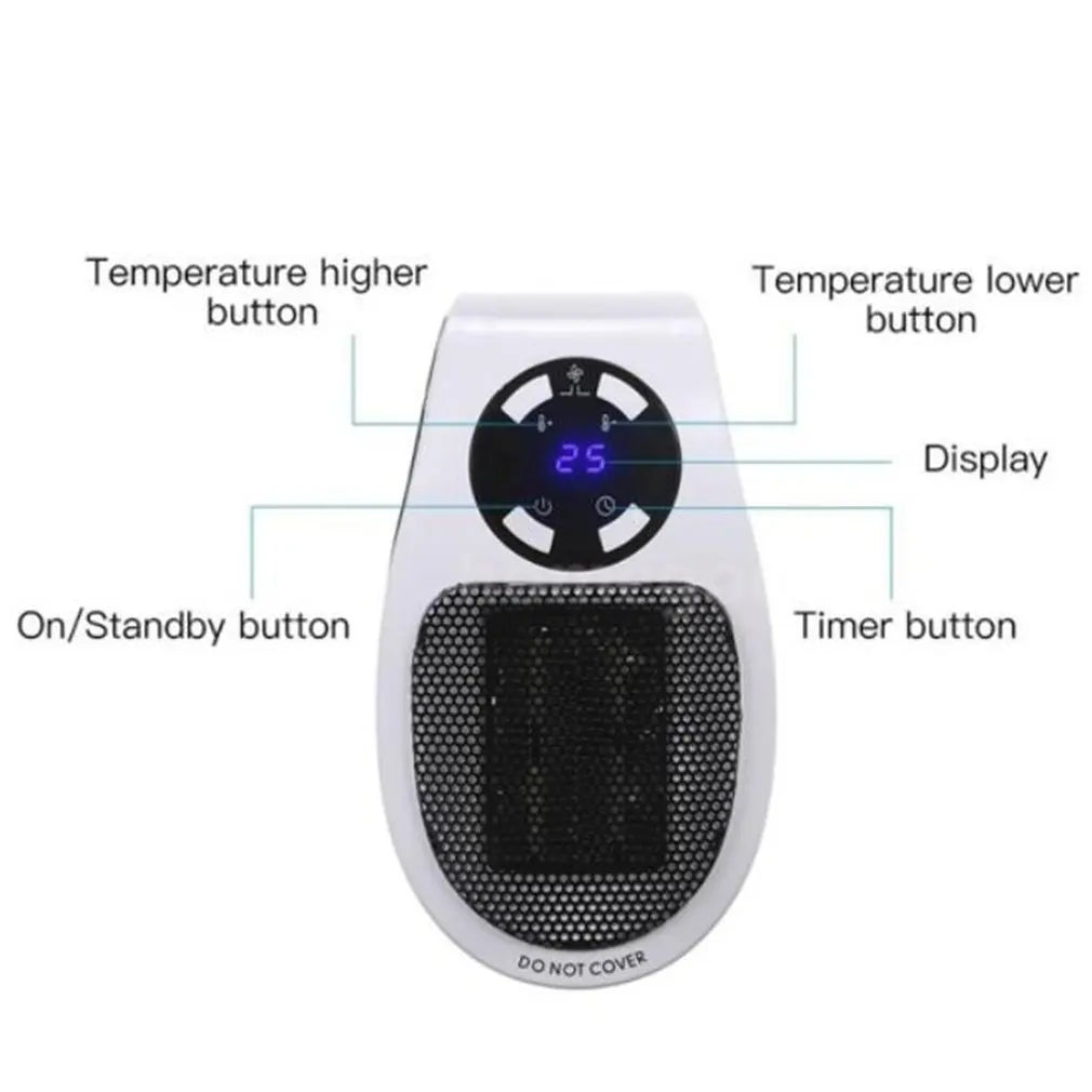 Mini Electric Heater for Room Winter Warm Timing(Shipping 10-14 Days)
