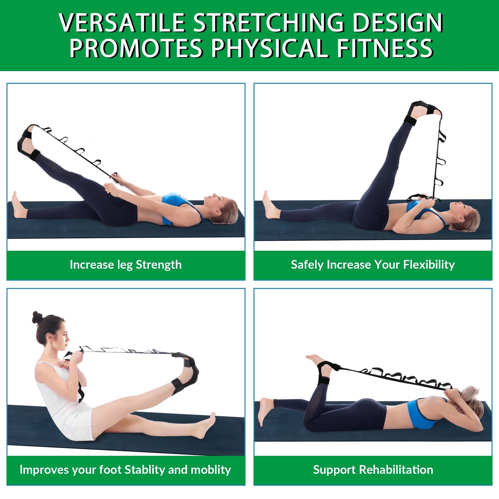 Yoga Stretch Strap(Shipping 10-14 Days)