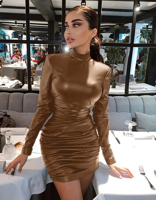 Load image into Gallery viewer, Vintage Leather Dress(Shipping 10-14 Days)
