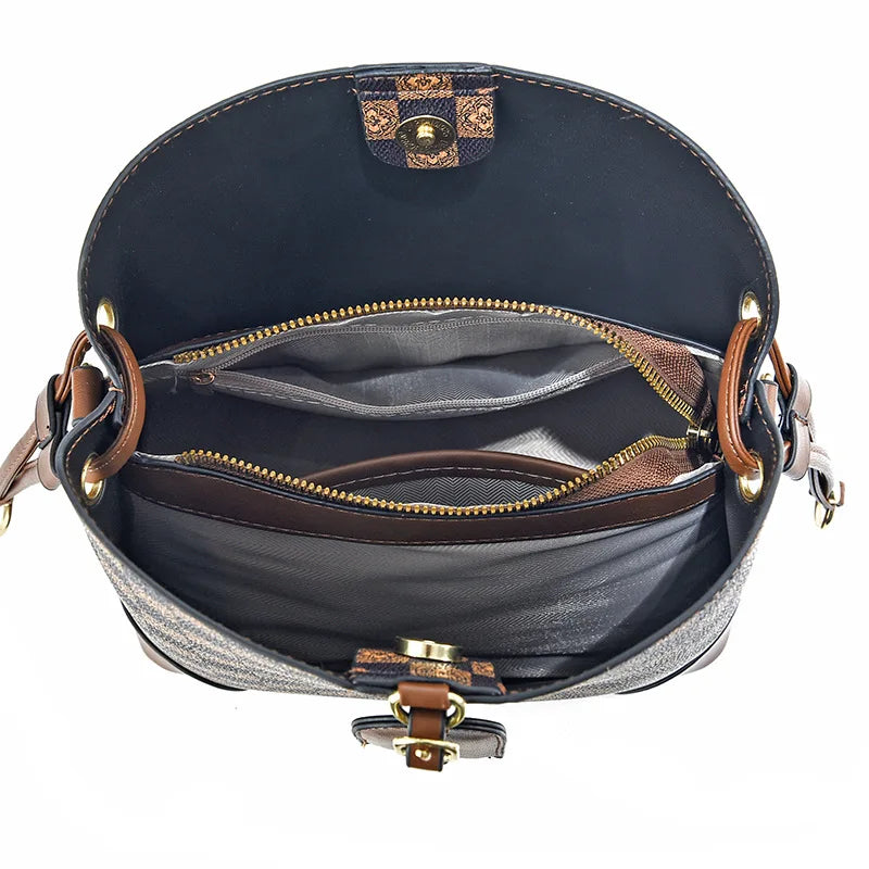2023 Female Tote Bag Designers Luxury Handbags Printed Bucket Simple Women Bag Famous Brand Shoulder Bag Ladies Bolsos (Shipping 10-14 Days )