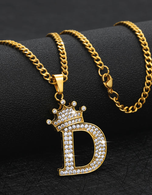 Load image into Gallery viewer, Zircon Alphabet Necklace(Shipping 10-14 Days)
