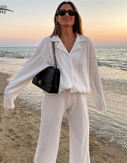 Load image into Gallery viewer, Two Piece Long Sleeve Suit(Shipping 10-14 Days)
