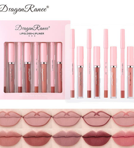 4pcs Lip Gloss Lip Liner Pen Set(Shipping 10-14 Days)