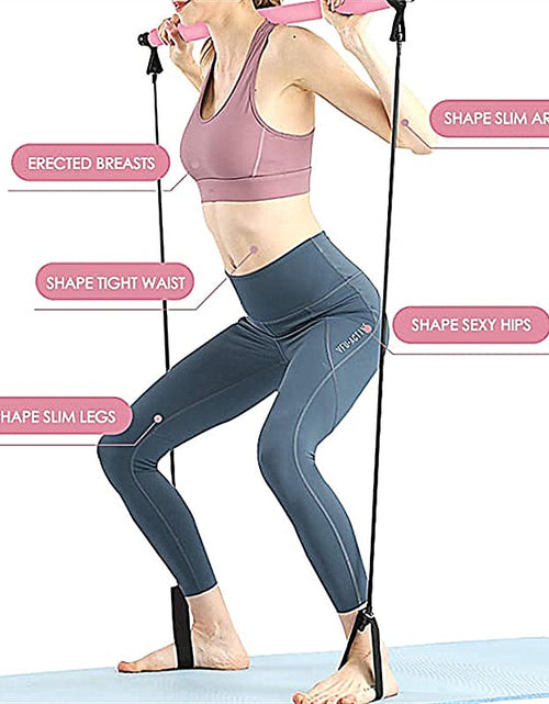 Load image into Gallery viewer, Portable Pilates Bar and Resistance Band(Shipping 10-14 Days)
