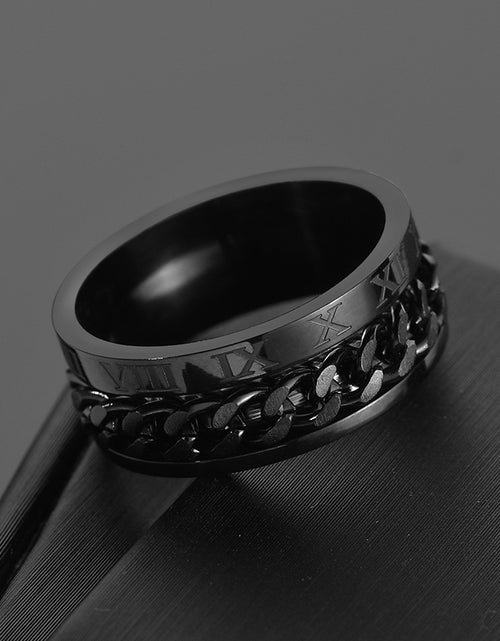 Load image into Gallery viewer, Roman Numbers Spinner Rings(Shipping 10-14 Days)
