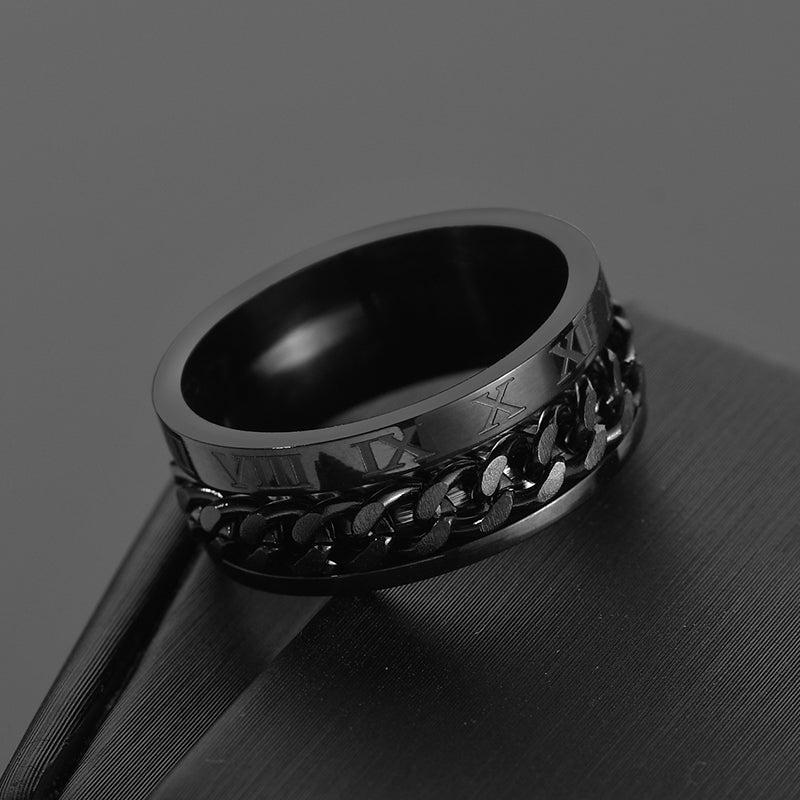 Roman Numbers Spinner Rings(Shipping 10-14 Days)