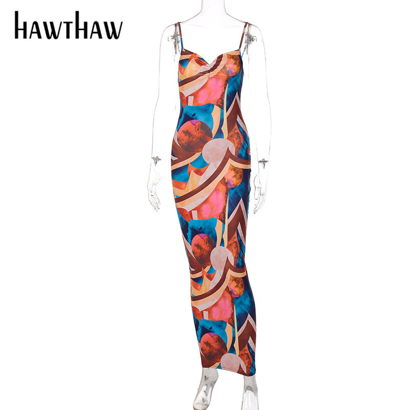 Long Pencil Strap Dress(Shipping 10-14 Days)