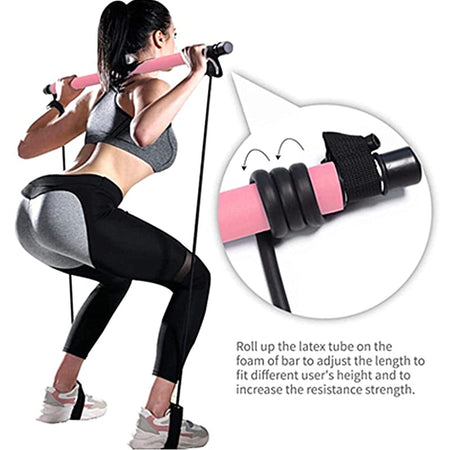 Portable Pilates Bar and Resistance Band(Shipping 10-14 Days)