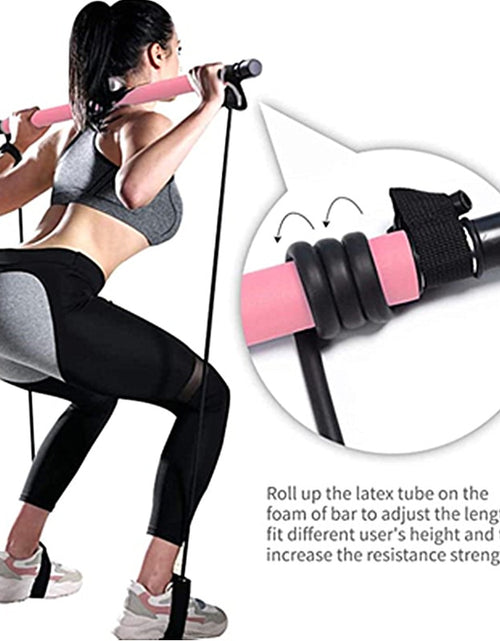 Load image into Gallery viewer, Portable Pilates Bar and Resistance Band(Shipping 10-14 Days)
