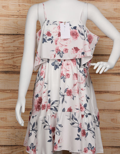 Load image into Gallery viewer, Off Shoulder Floral Mini Dress(Shipping 10-14 Days)
