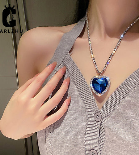 Titanic Heart Of Ocean Necklace(Shipping 10-14 Days)