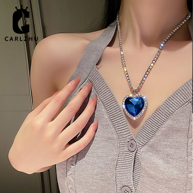 Titanic Heart Of Ocean Necklace(Shipping 10-14 Days)