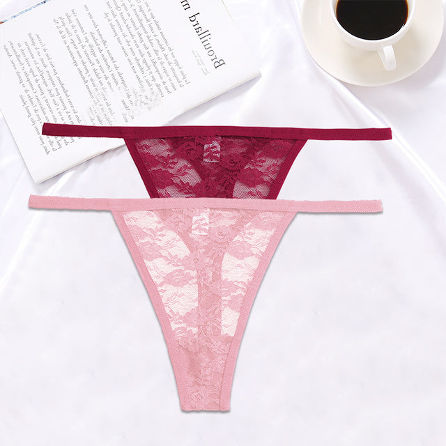 2PCS/Set Women Lace G-string Panties(Shipping 10-14 Days)