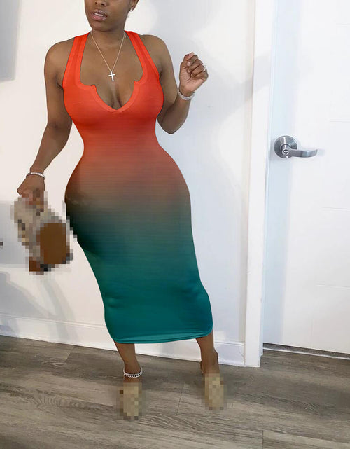Load image into Gallery viewer, V-Neck Summer Dress(Shipping 10-14 Days)
