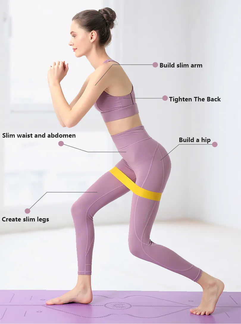 Portable Fitness Workout Equipment Rubber Resistance Bands Yoga Gym Elastic Gum Strength Pilates Crossfit Women Weight Sports(Shipping 10-14 Days)