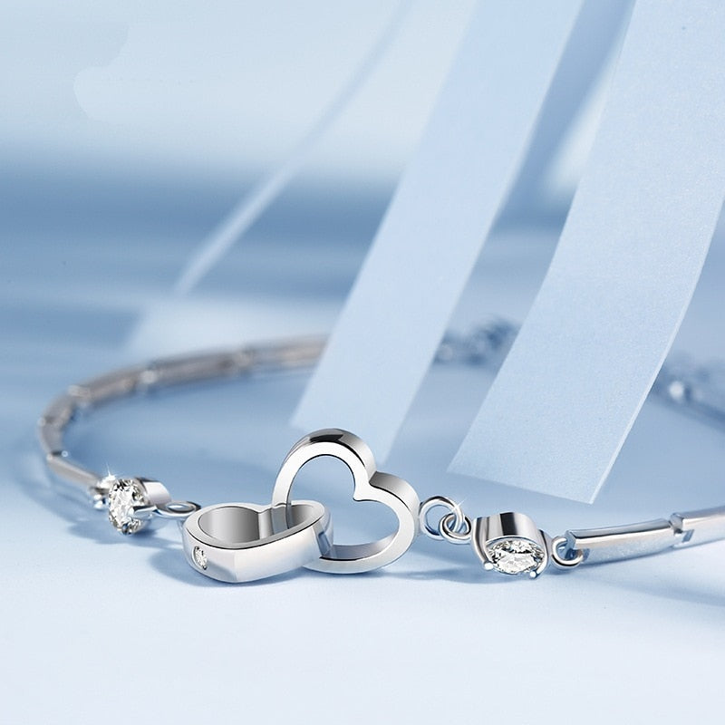 Double Heart Bracelet(Shipping 10-14 Days)