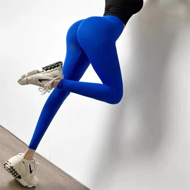 High Waisted Elastic Leggings(Shipping 10-14 Days)