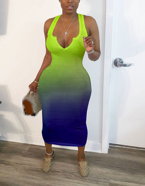 Load image into Gallery viewer, V-Neck Summer Dress(Shipping 10-14 Days)
