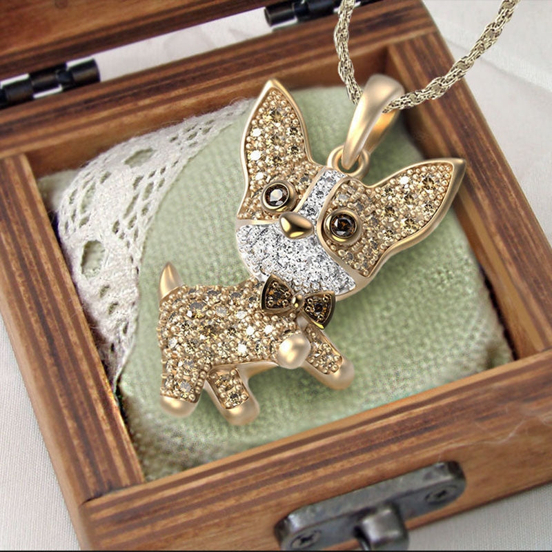 Chihuahua Dog Necklace Pendant(Shipping 10-14 Days)