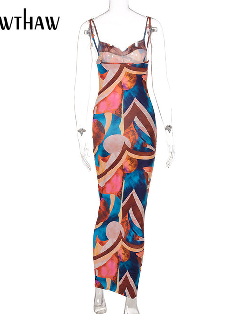 Load image into Gallery viewer, Long Pencil Strap Dress(Shipping 10-14 Days)
