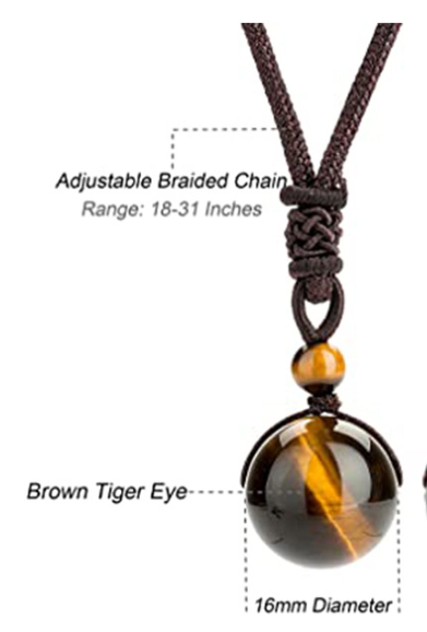 Load image into Gallery viewer, Tiger Eye Stone Pendant Necklace(Shipping 10-14 Days)
