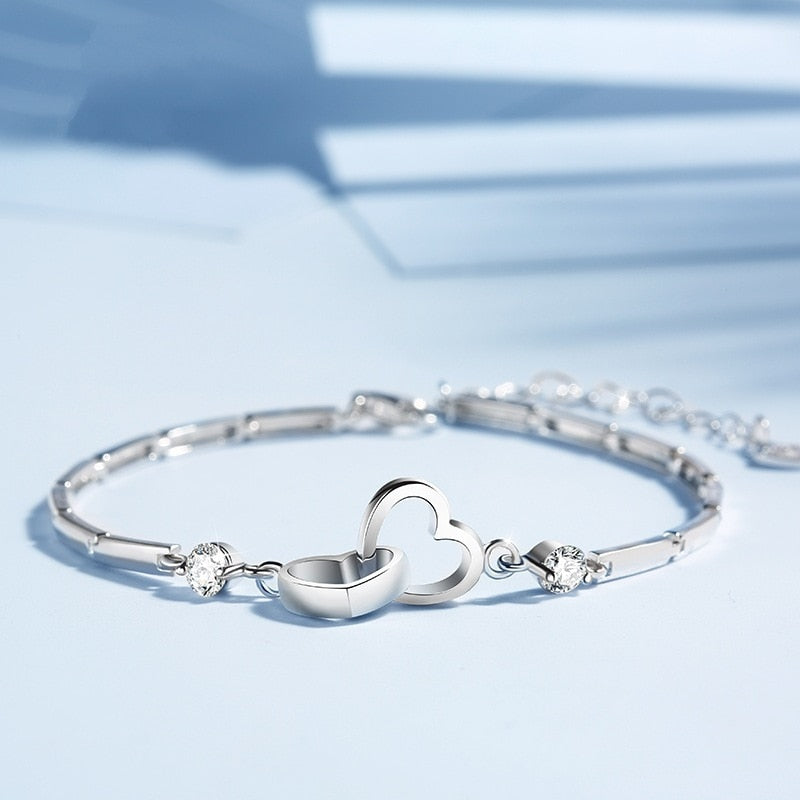 Double Heart Bracelet(Shipping 10-14 Days)