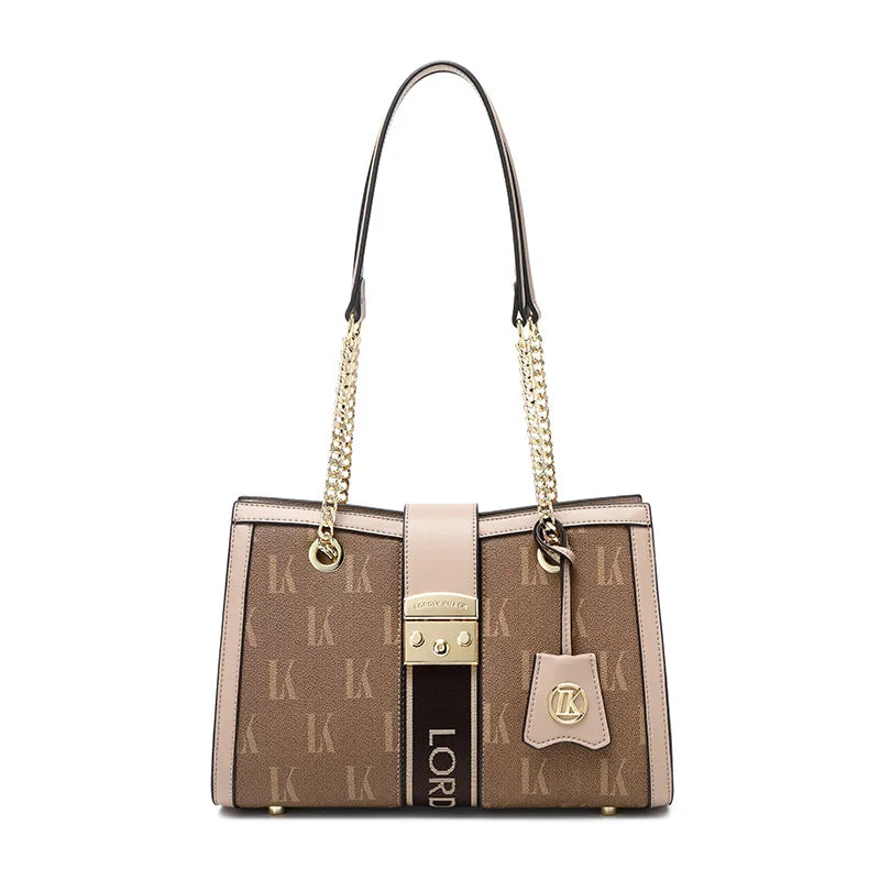 Luxury Brand 2023 New High-end Genuine Leather Fashion Shoulder Tote Bag Large Capacity Versatile Hand-worn Cross-Body Bag (Shipping 10-14 Days)